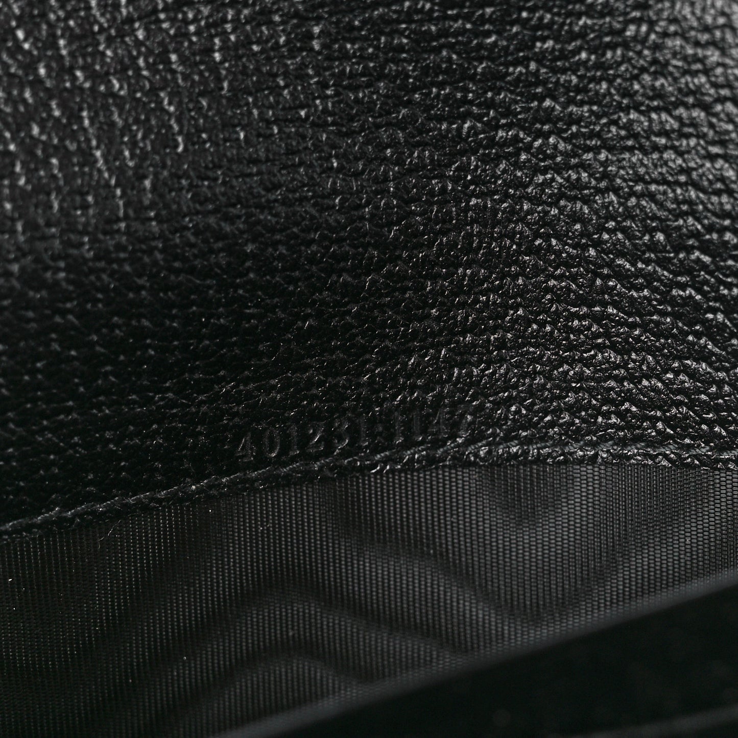 Jacquard Black Denim GG Monogram Mini Dionysus Chain Wallet Black Ivory