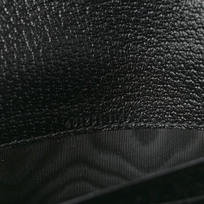 Gucci Jacquard Black Denim GG Monogram Mini Dionysus Chain Wallet Black Ivory 6 of 10