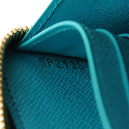 Louis Vuitton Monogram Clemence Wallet Turquoise 7 of 7