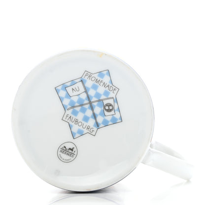 Hermes Porcelain Promenade Au Faubourg Mug 4 of 8