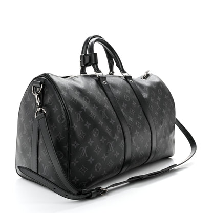 Louis Vuitton Monogram Eclipse Keepall Bandouliere 45 3 of 13