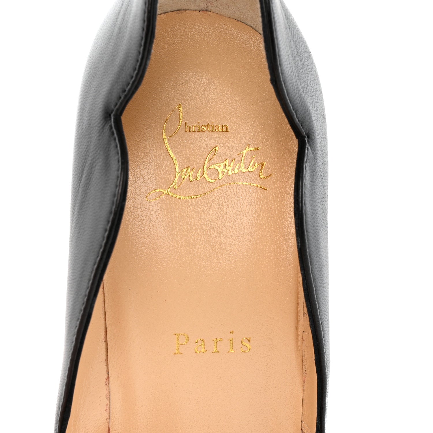 Christian Louboutin Nappa Hot Chick 100 Pumps 38.5 Black 7 of 13