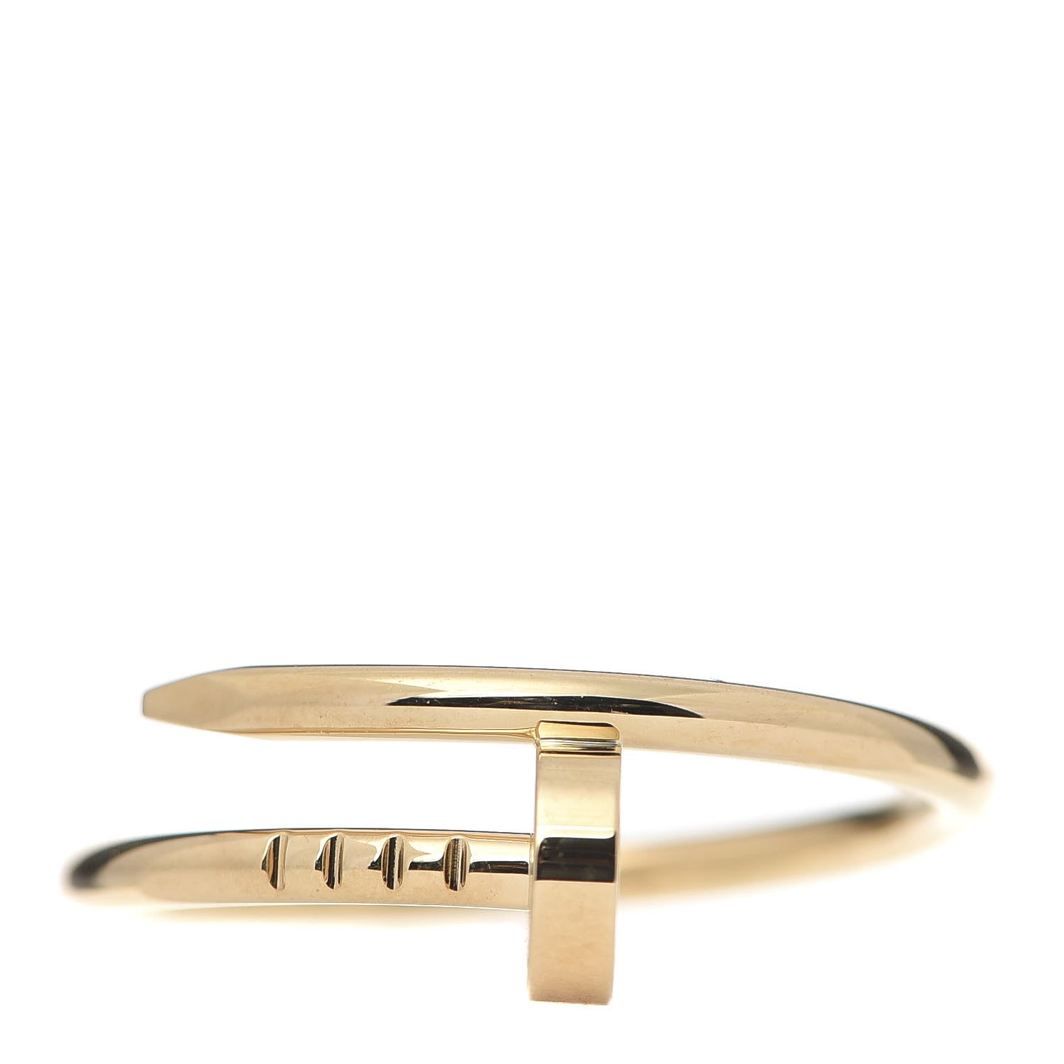 Cartier 18K Yellow Gold Small Juste Un Clou Ring 57 8 1 of 7
