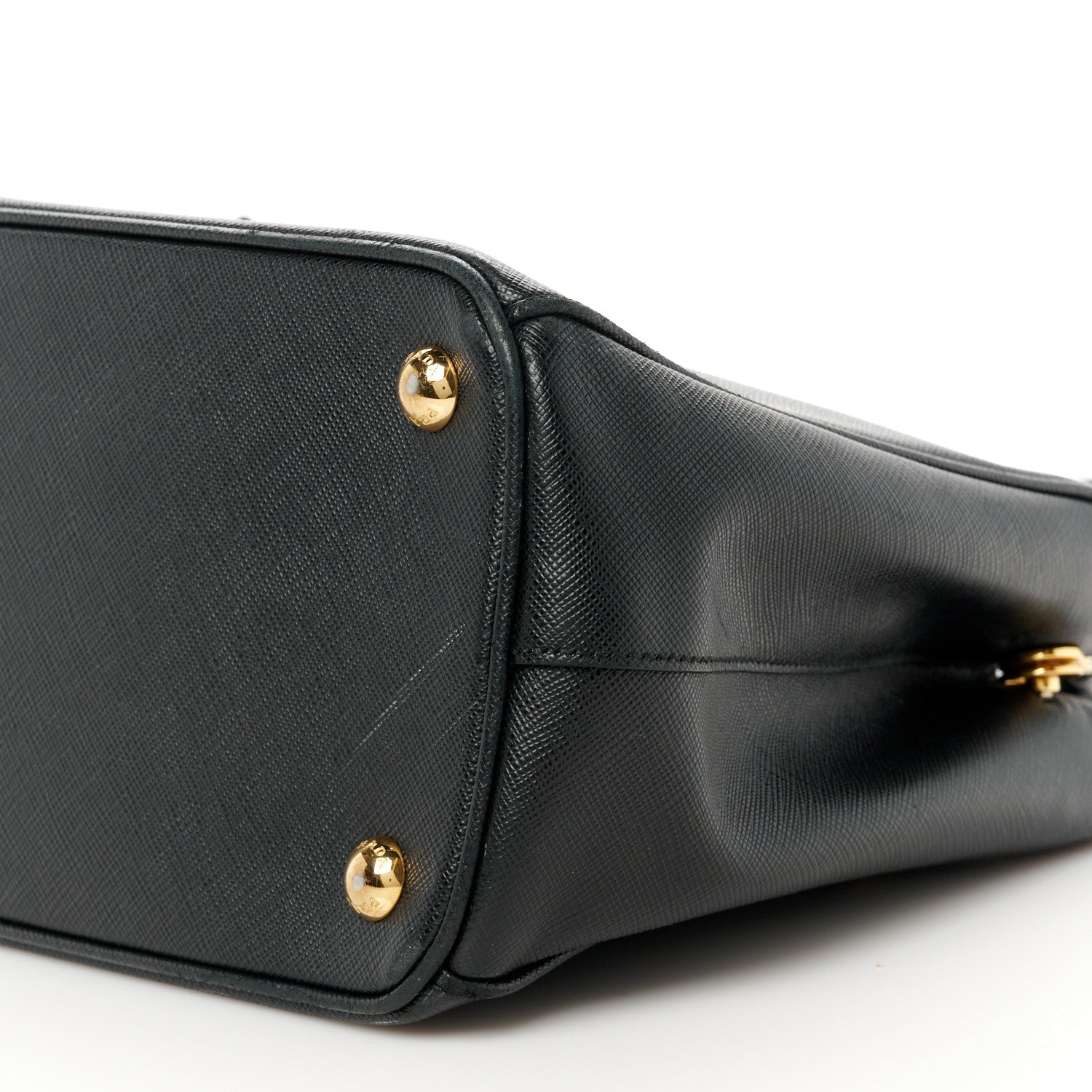 Prada Saffiano Small Galleria Double Zip Tote Black 12 of 15