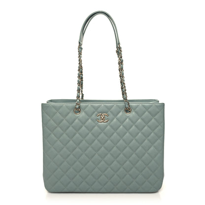 Chanel Caviar Quilted Large Classic Shopping Tote Grey 1 of 10
