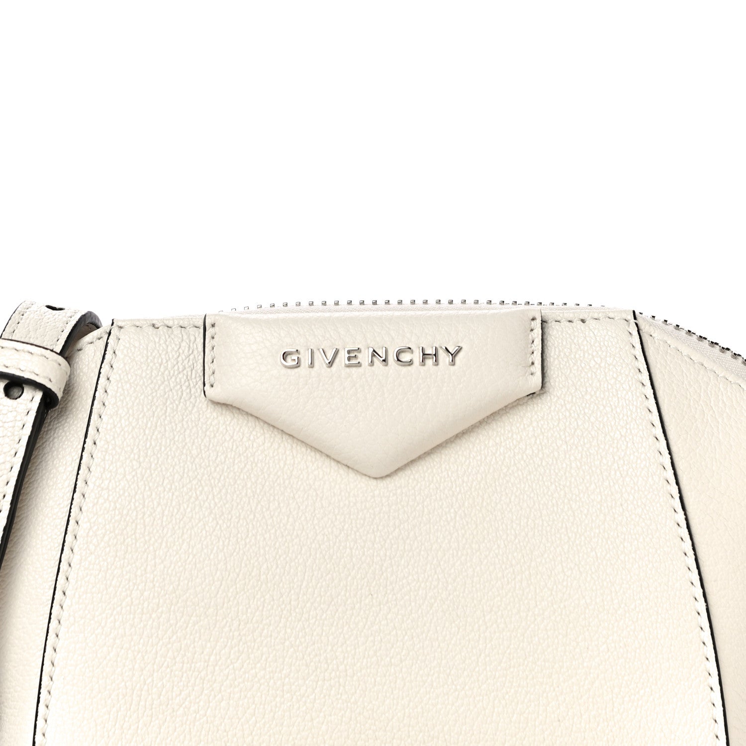 Givenchy Sugar Goatskin Nano Antigona Ivory 10 of 10