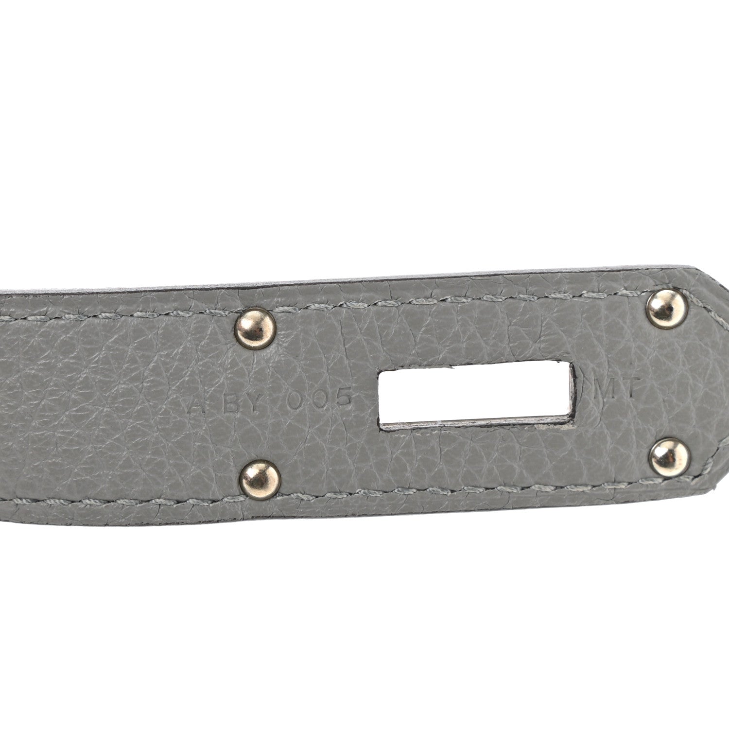 Hermes Taurillon Clemence Jypsiere 31 Gris Mouette Bleu Agate 7 of 10
