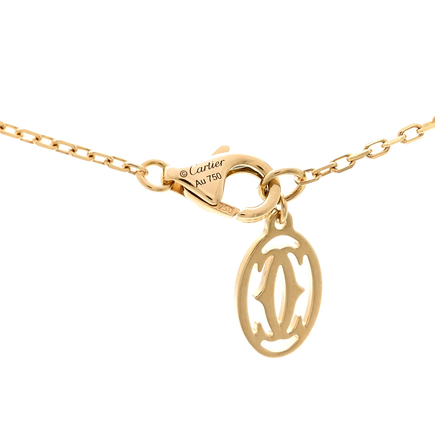 18K Yellow Gold Diamond SM D'Amour Pendant Necklace