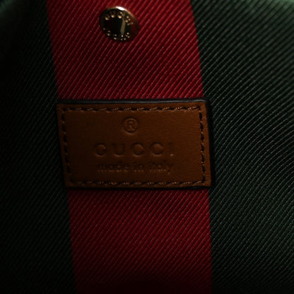 Gucci GG Supreme Monogram Emblem Small Shoulder Bag Beige Ebony Sundial 6 of 9