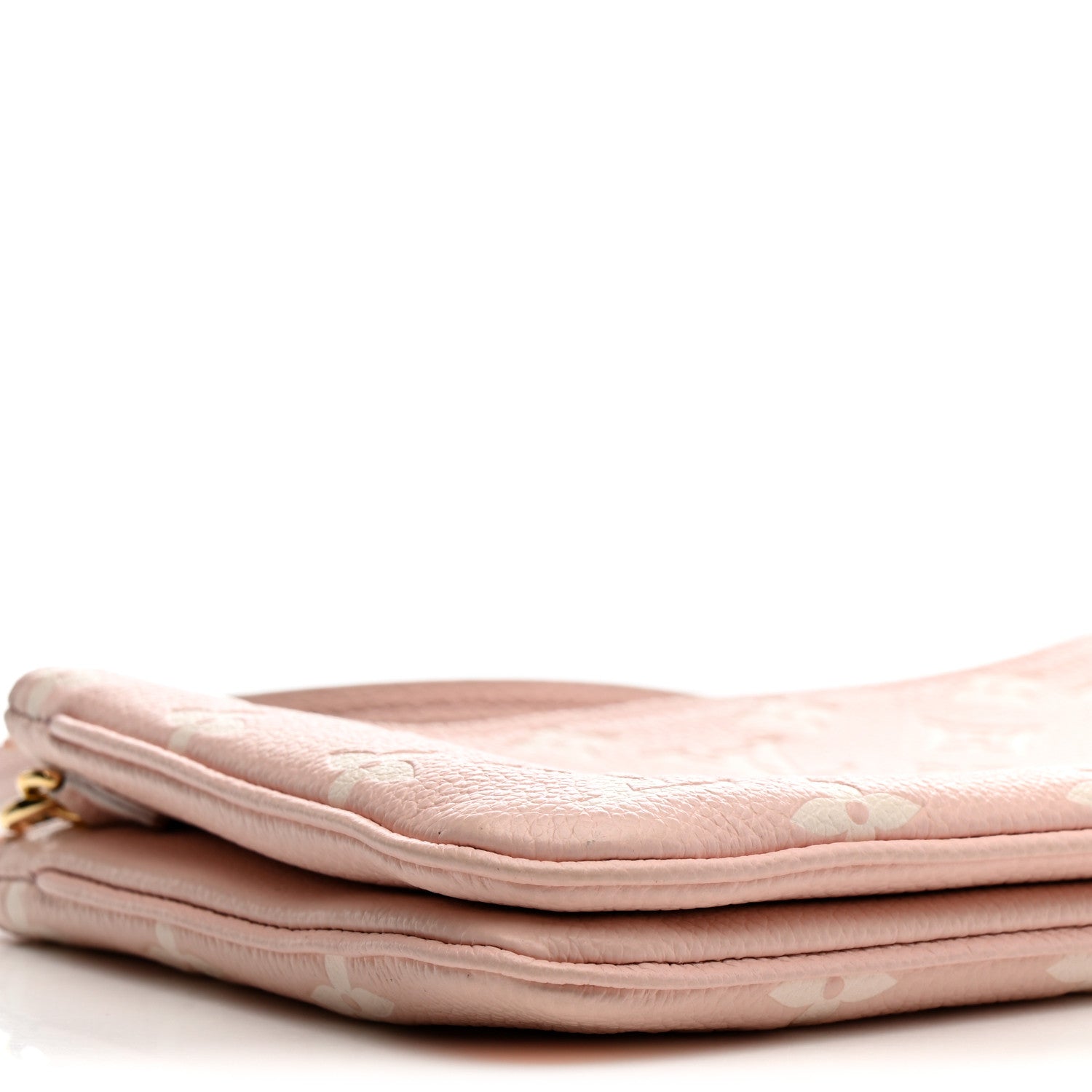 Louis Vuitton Empreinte Monogram Double Zip Pochette Rose 9 of 11