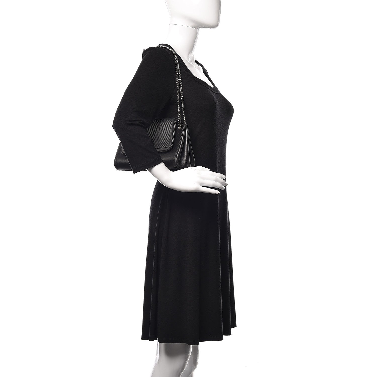 Chanel Lambskin Mademoiselle Accordion Flap Black 2 of 15