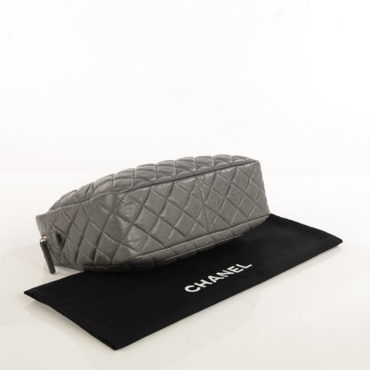Chanel Aged Calfskin Quilted Large Reissue Camera Case Grey 4 of 7