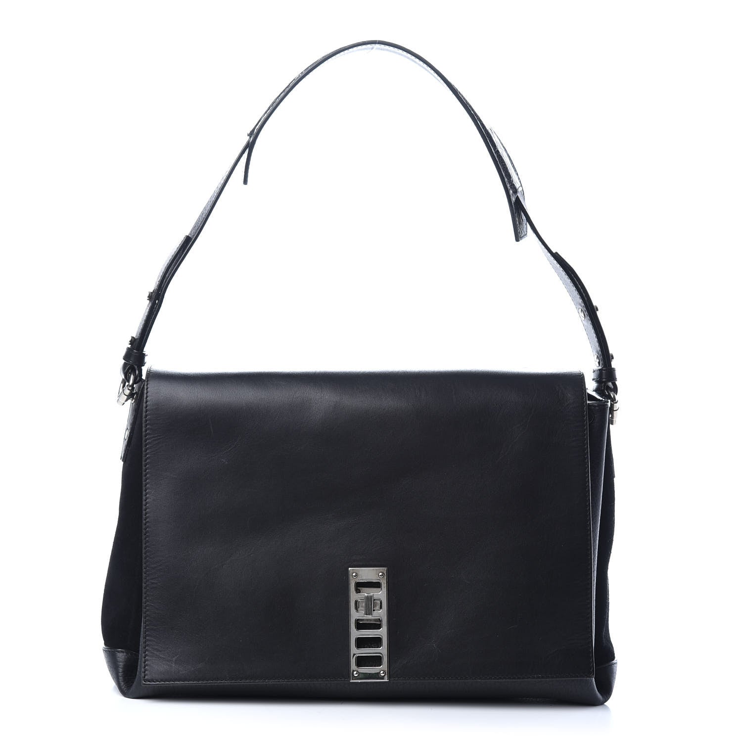 Proenza Schouler Calfskin PS Elliot Black 1 of 9