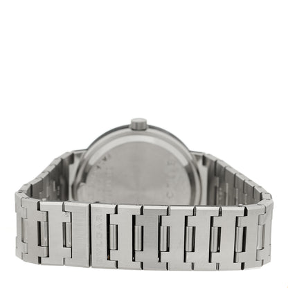Bulgari Stainless Steel 33mm Automatic Watch Black 3 of 5