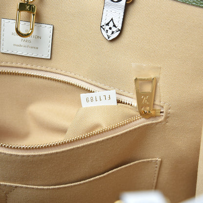 Louis Vuitton Monogram Giant Onthego GM Kaki Beige 7 of 10