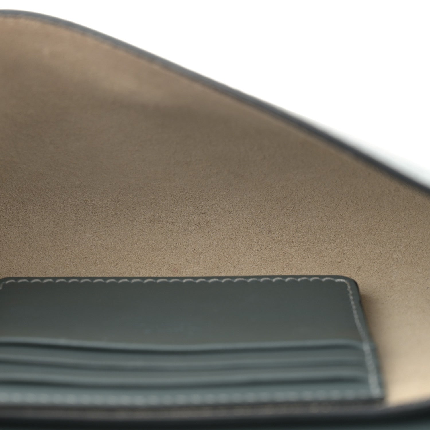 Chloe Suede Calfskin Mini Faye Shoulder Bag Cloudy Blue 5 of 13