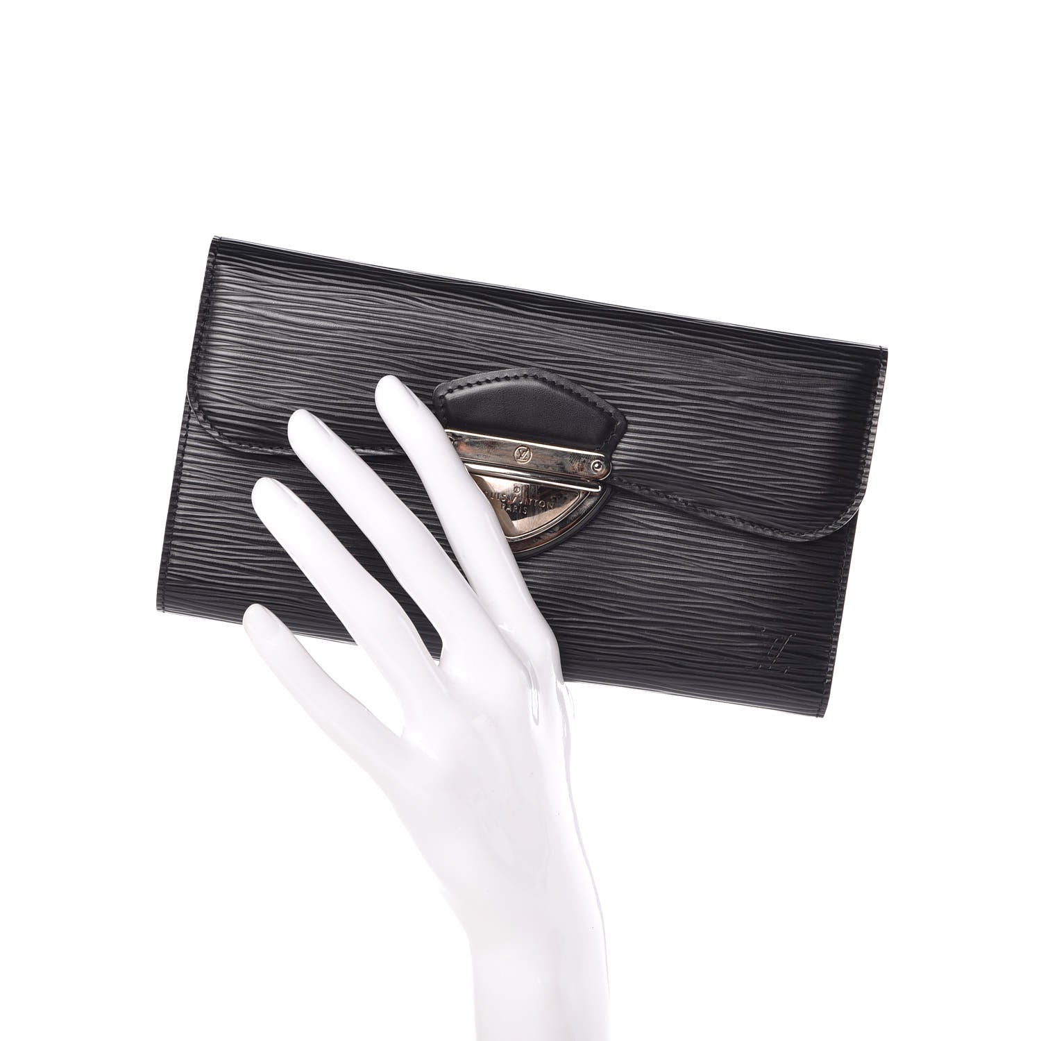 Louis Vuitton Epi Eugenie Wallet Black 2 of 11