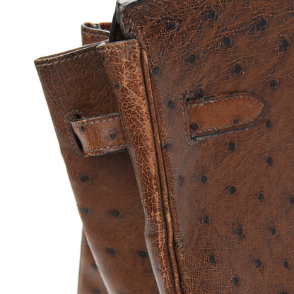 Hermes Ostrich Birkin 35 Noisette 13 of 16