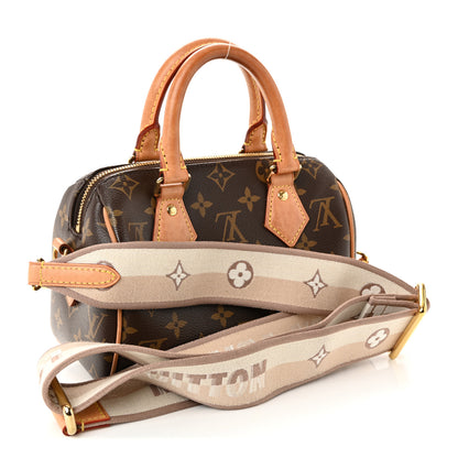 Louis Vuitton Monogram Speedy Bandouliere 20 Beige 3 of 12