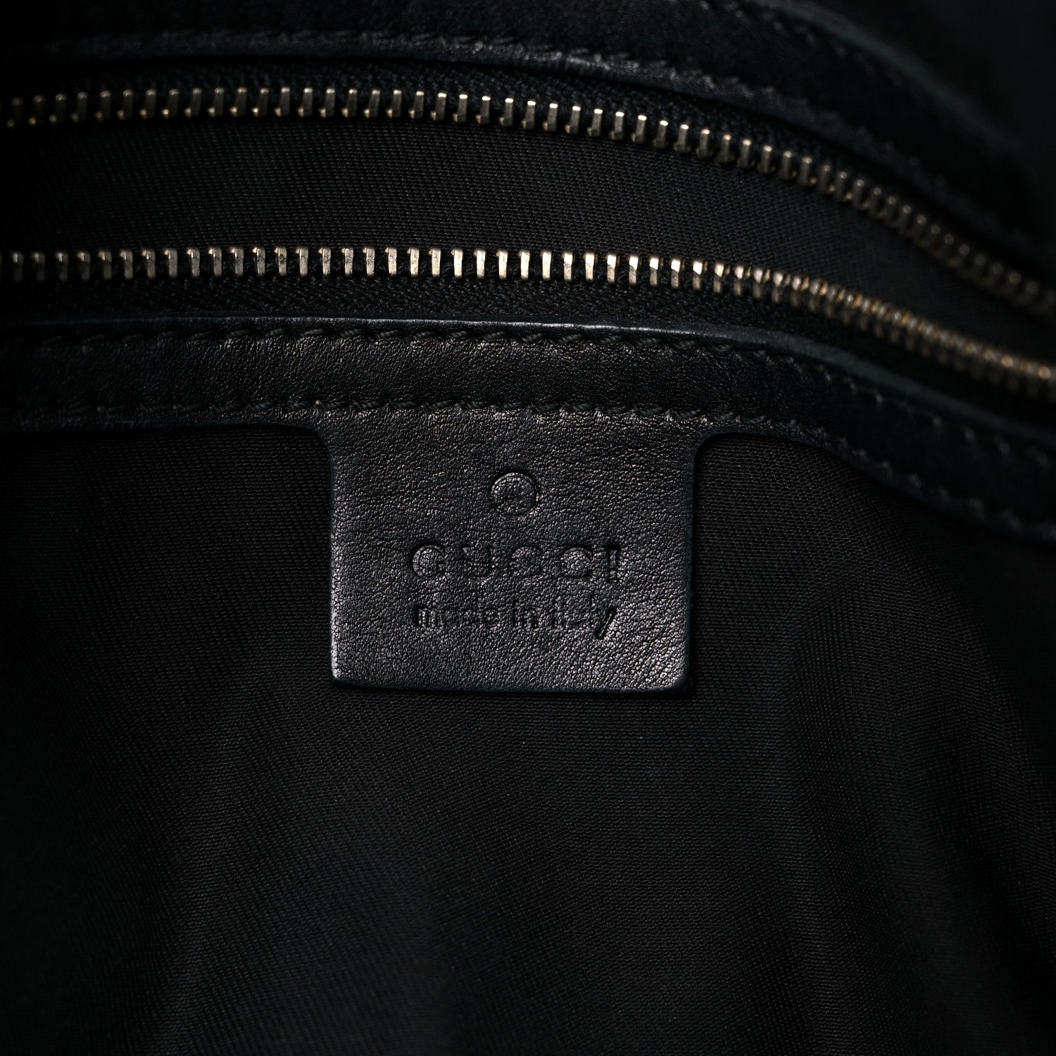 Gucci Monogram Medium Indy Top Handle Hobo Black 6 of 14
