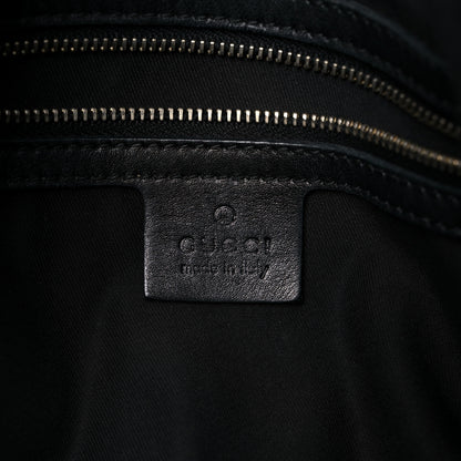 Gucci Monogram Medium Indy Top Handle Hobo Black 6 of 14