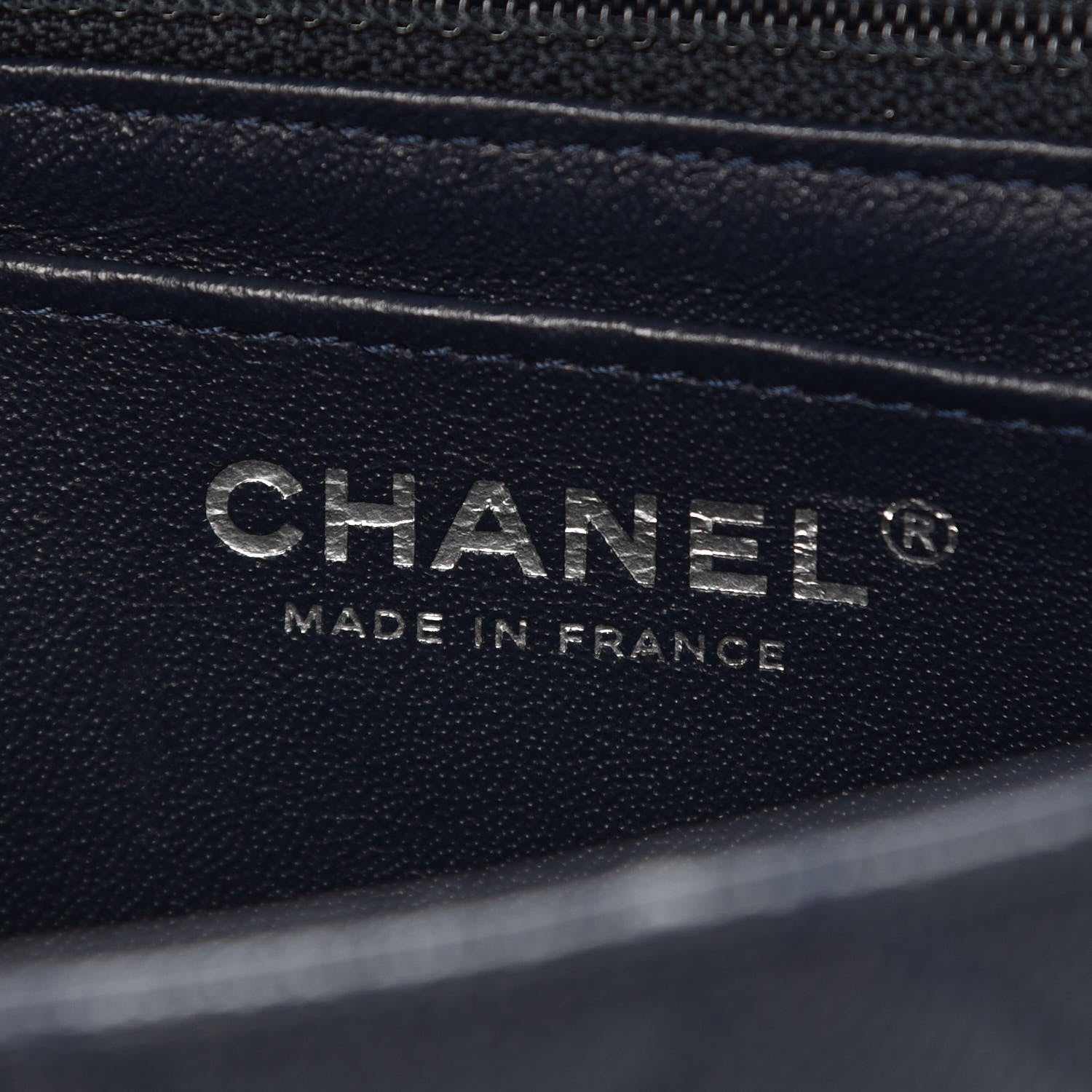 Chanel Caviar Quilted Mini Rectangular Flap Navy 6 of 8
