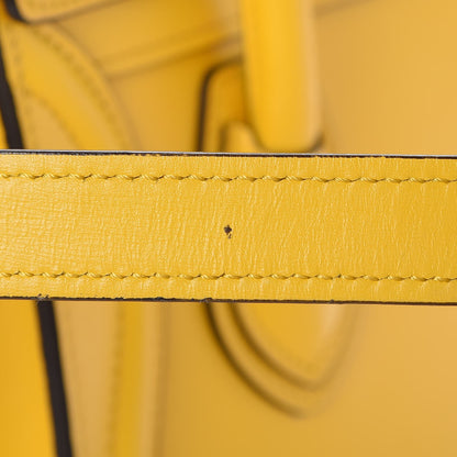 Celine Palmelato Calfskin Nano Luggage Sunflower 15 of 15