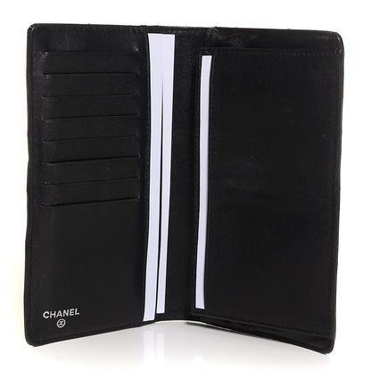 Chanel Patent Quilted Brilliant Yen Wallet Black 4 of 9