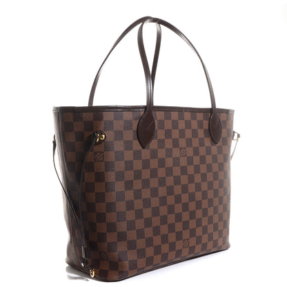 Louis Vuitton Damier Ebene Neverfull MM 3 of 9