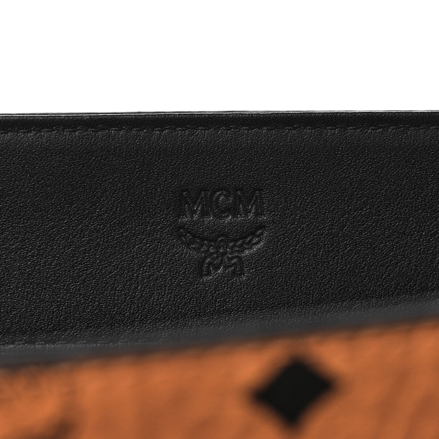 Visetos Medium Klassik Messenger Bag Cognac Black