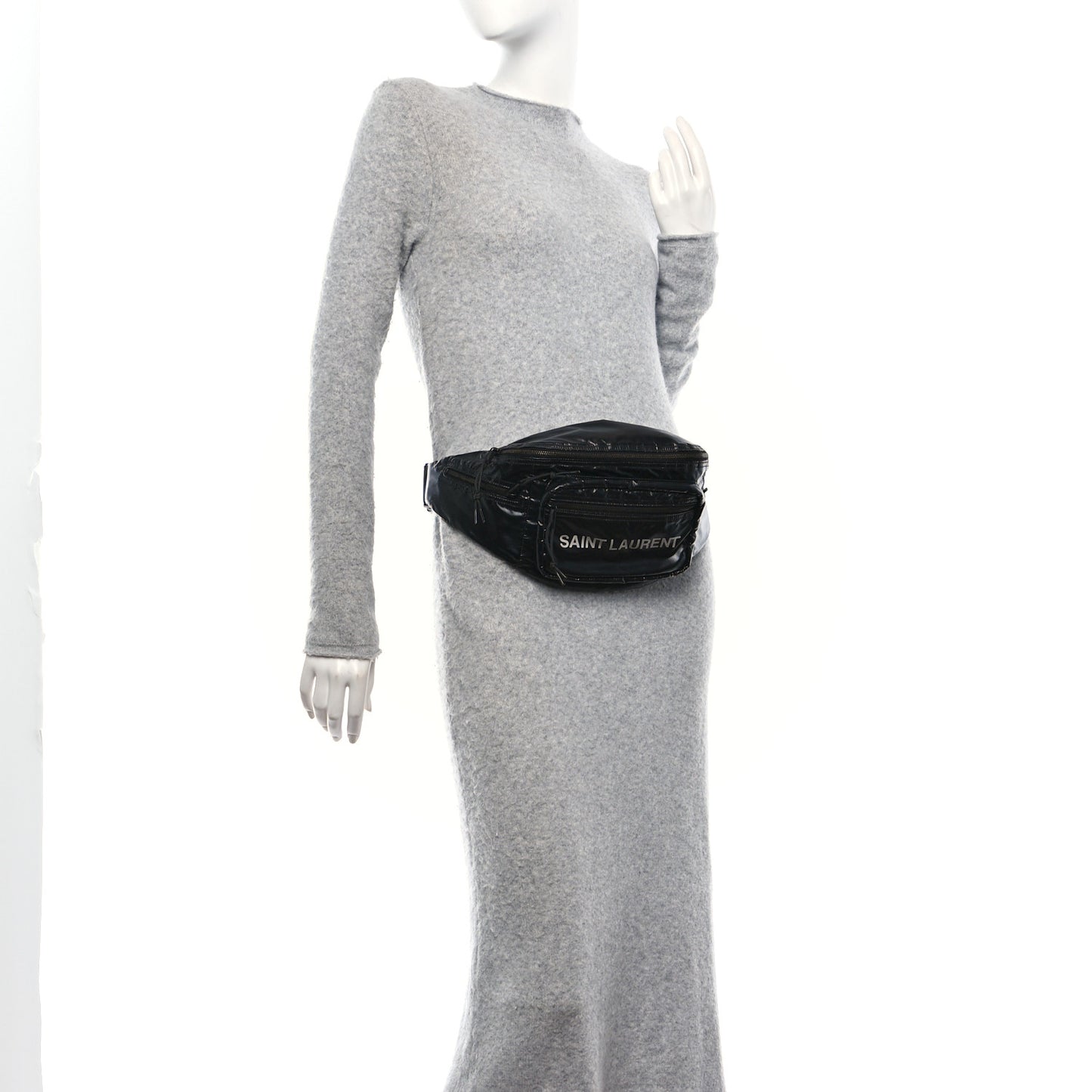 Nylon Logo Nuxx Body Belt Bag Black