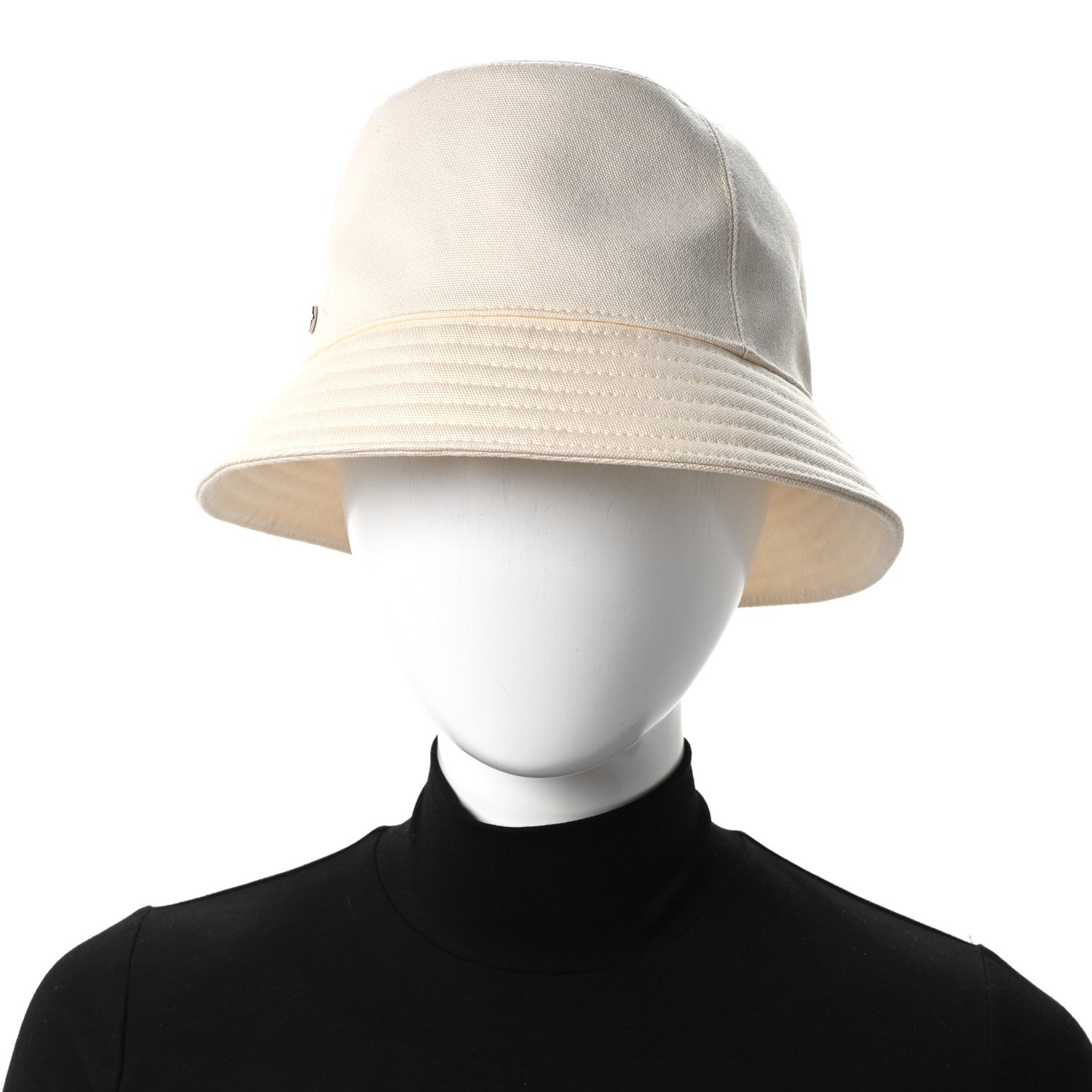 Hermes Cotton Elena Bucket Hat 59 White 2 of 8