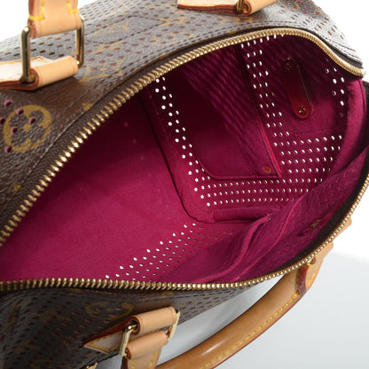 Louis Vuitton Monogram Perforated Speedy 30 Fuchsia 5 of 7
