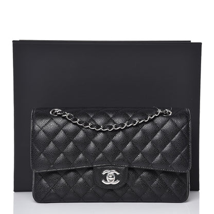 Chanel Caviar Quilted Medium Double Flap Black 8 of 8