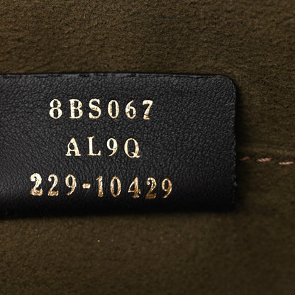 Fendi Chenille Vitello King Plexiglass FF Mini By The Way Top Handle Boston Bag Tortora Nuvola 7 of 11