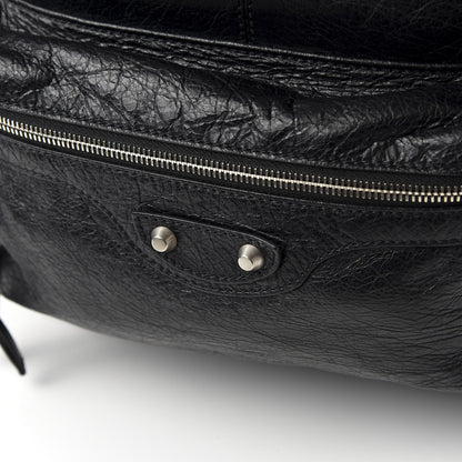 Balenciaga Agneau Classic Silver Hardware Backpack Black 9 of 9