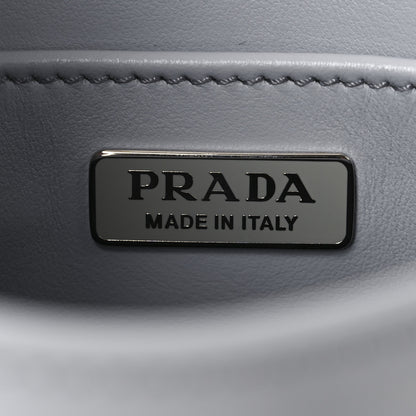 Prada Spazzolato Cleo Flap Shoulder Bag Fiordaliso 6 of 10