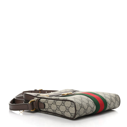 Gucci GG Supreme Monogram Web Small Ophidia Messenger Bag Brown 4 of 9