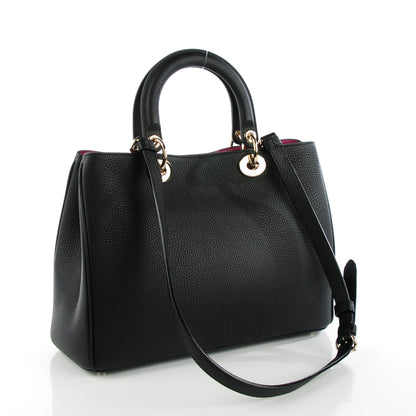 Christian Dior Bullcalf Medium Diorissimo Black Rose Indien 3 of 8