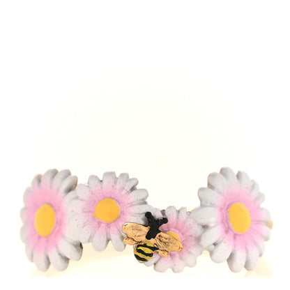 Christian Dior Metal Lacquer Daisy Ring Gold Multicolor 1 of 5