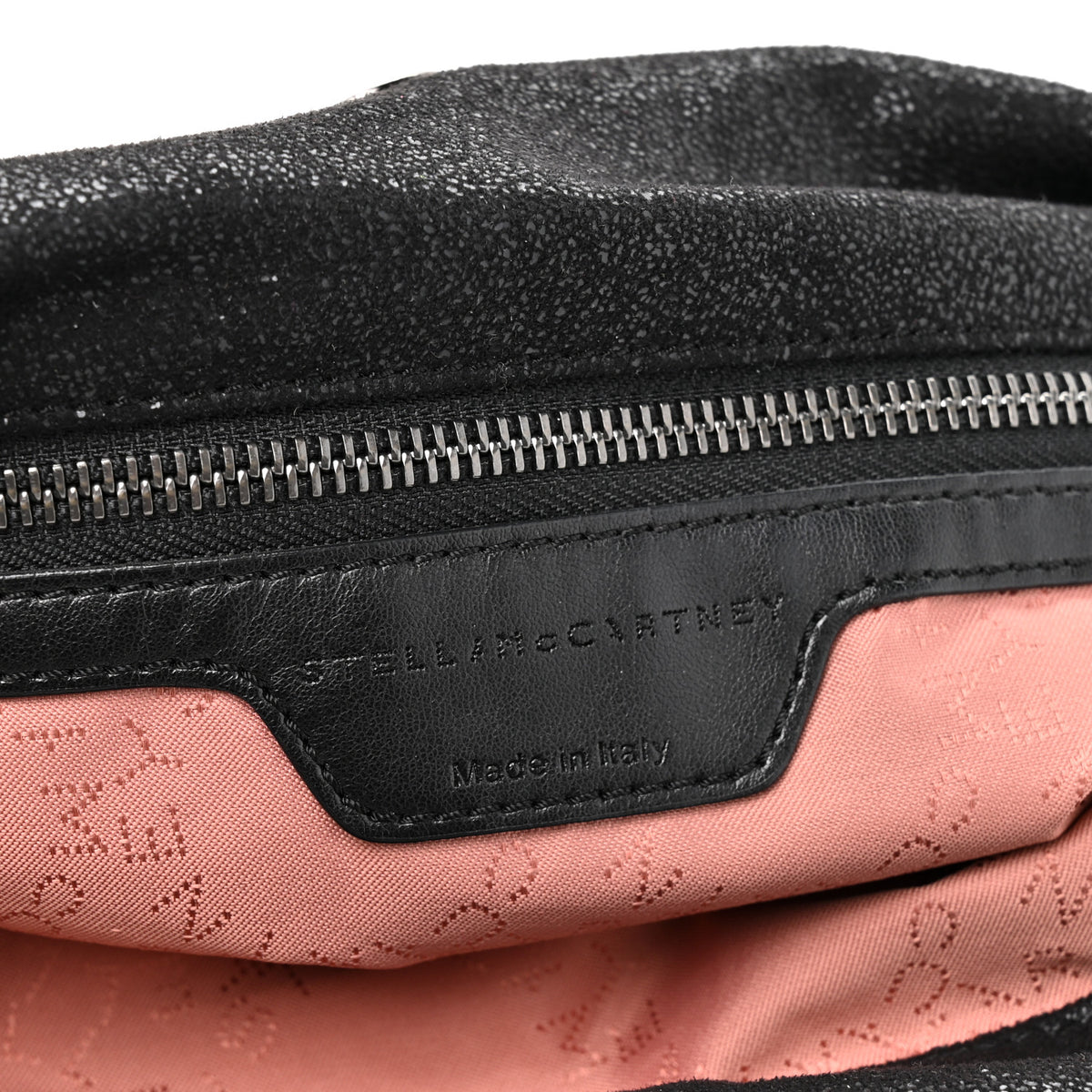 Shaggy Deer Falabella Fold Over Tote Black