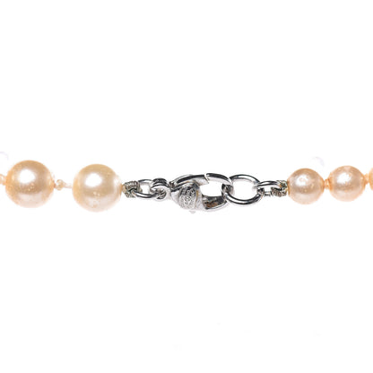 Chanel Pearl CC Short Necklace Silver 5 of 6