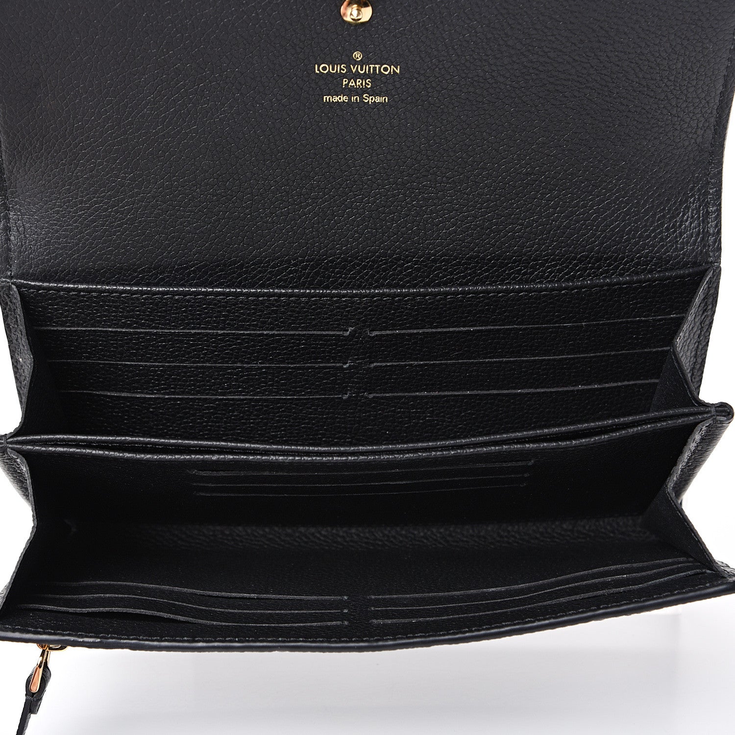 Louis Vuitton Empreinte Pont-Neuf Wallet Black 4 of 9