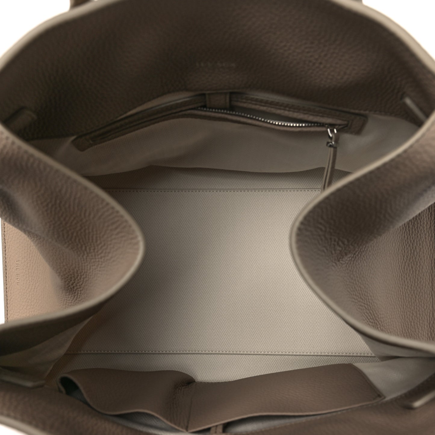 Matte Grained Calfskin Soft Margaux 15 Dark Taupe