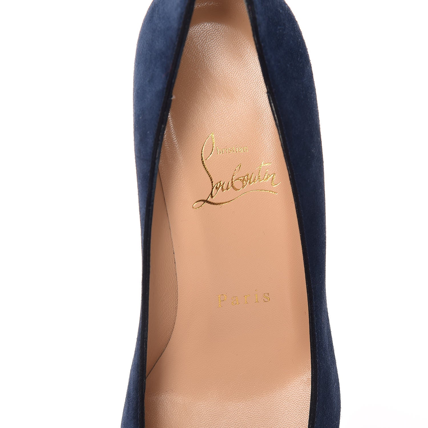 Christian Louboutin Veau Velours Pipina 55 Wedges 36.5 Night 6 of 10