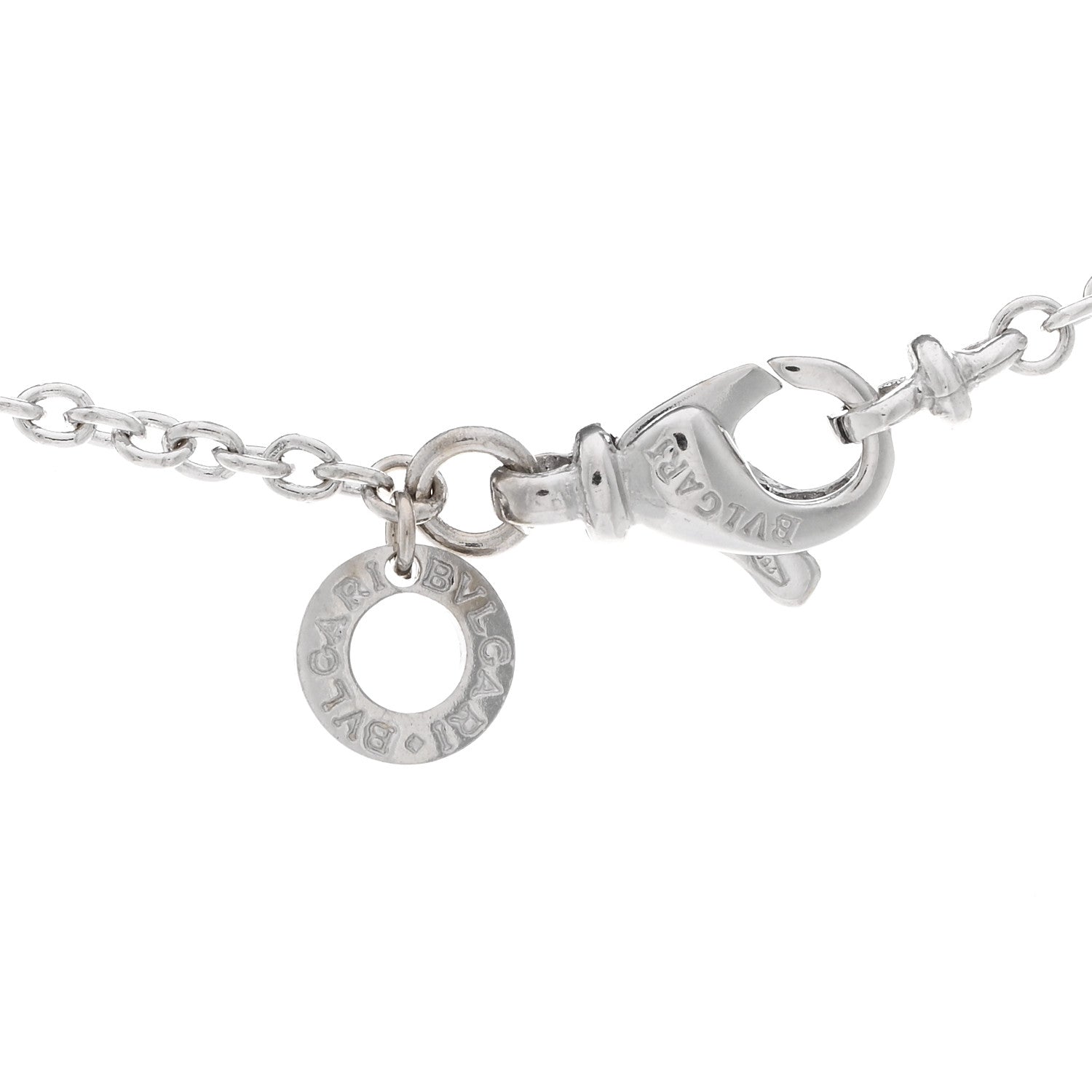 Bulgari 18K White Gold B.Zero1 Pendant Necklace 4 of 4