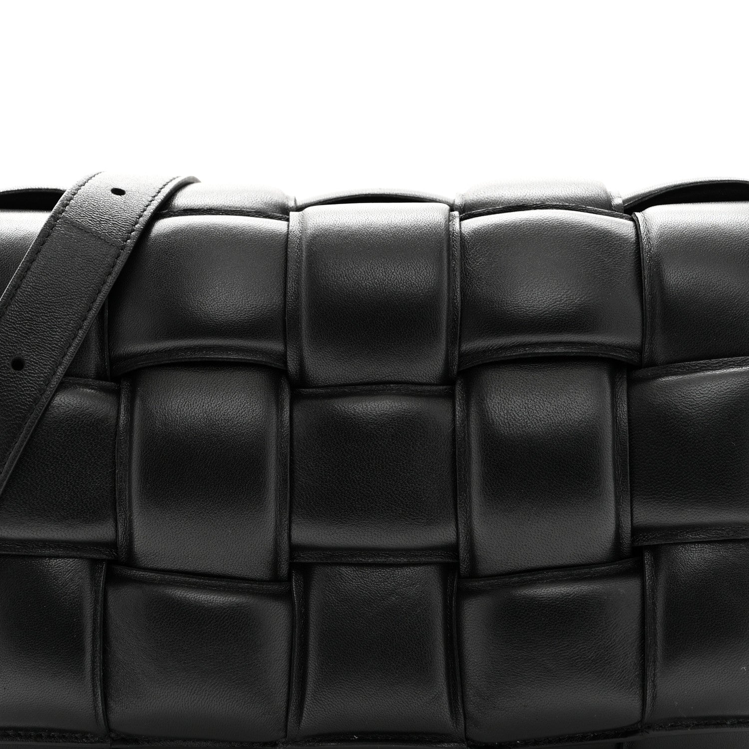 Bottega Veneta Nappa Maxi Intreccio Padded Cassette Crossbody Bag Black 7 of 9