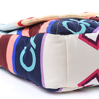 Chanel Fabric Quilted Printed Flap Multicolor 8 of 14