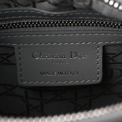 Christian Dior Lambskin Cannage Medium Lady Dior Grey 6 of 10