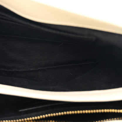 Saint Laurent Calfskin Y Quilted Monogram Toy Loulou Crossbody Bag Crema Soft 5 of 12